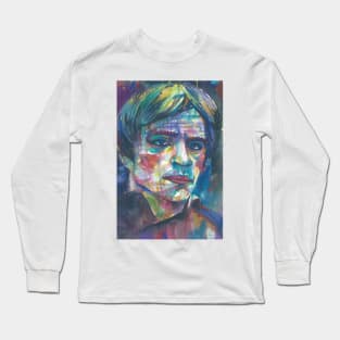 RUDOLF NUREYEV watercolor portrait .1 Long Sleeve T-Shirt